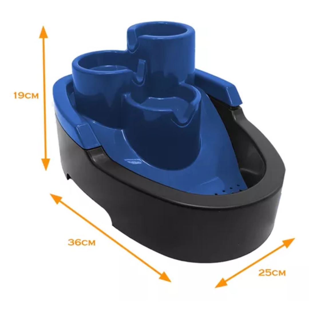Fonte Automática Gatos 2,5L - Azul