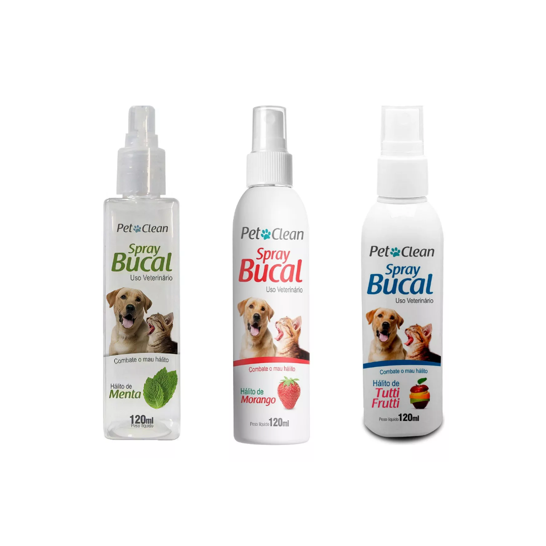 Spray Bucal Pet Clean Para Cães E Gatos 120 ML