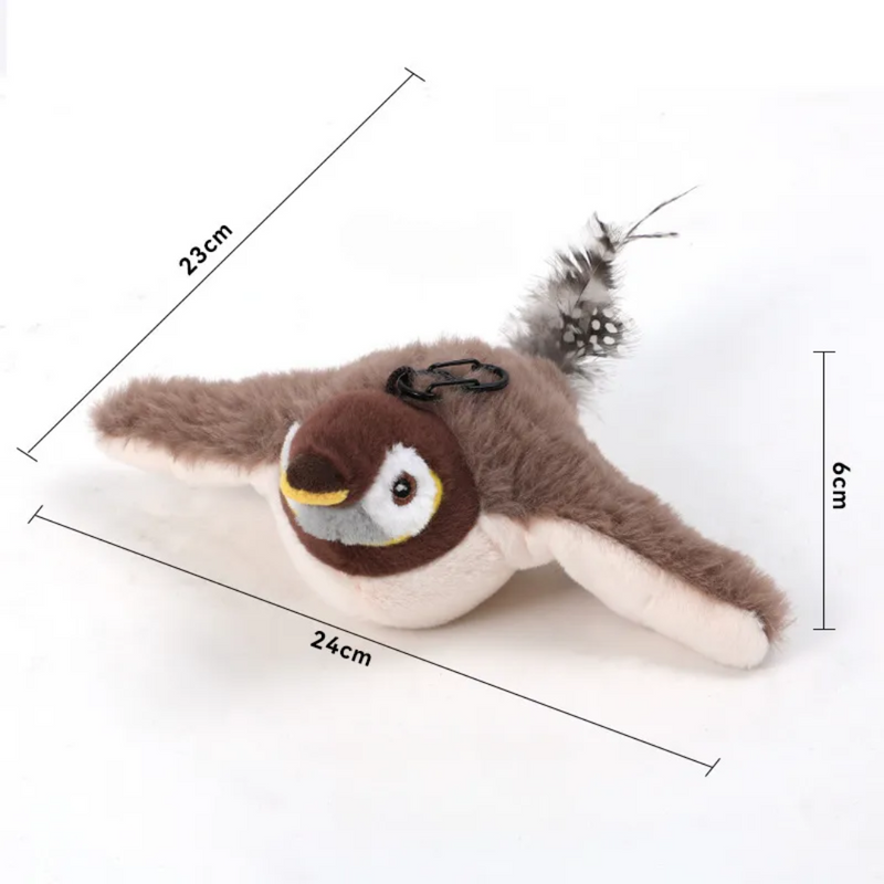 Brinquedo Automatico De Pena Para Gatos