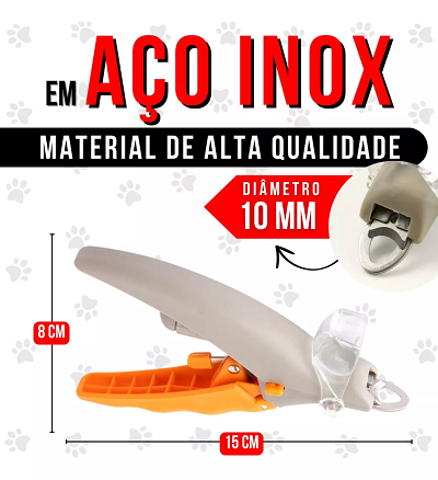 Alicate de Unha Com Luz e Lente