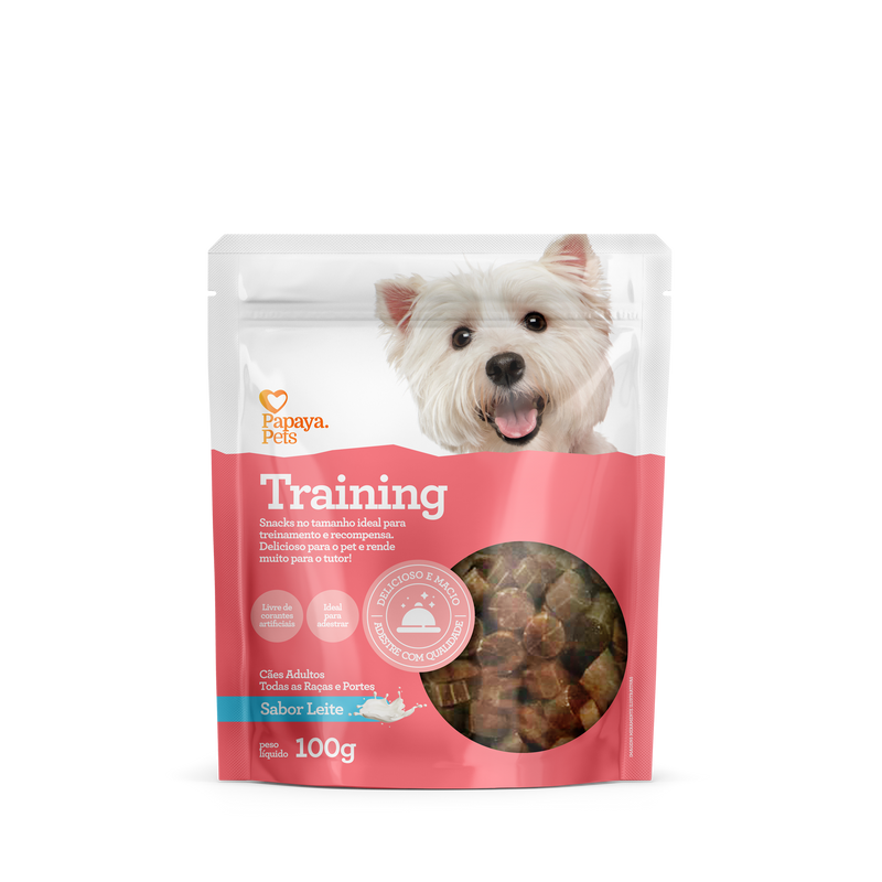 TRAINING - PAPAYA PETS - SABOR LEITE - 100G