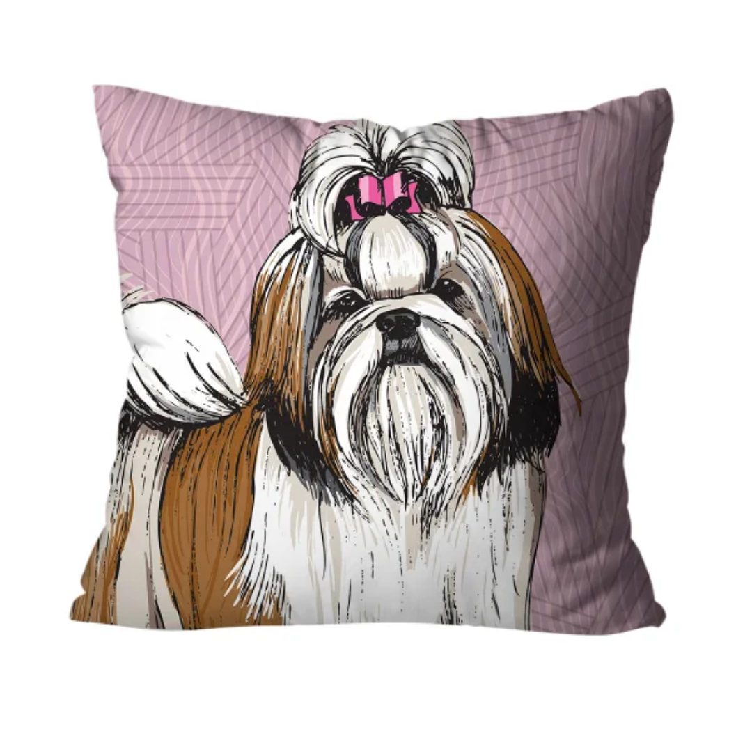Capa para Almofada Shih Tzu