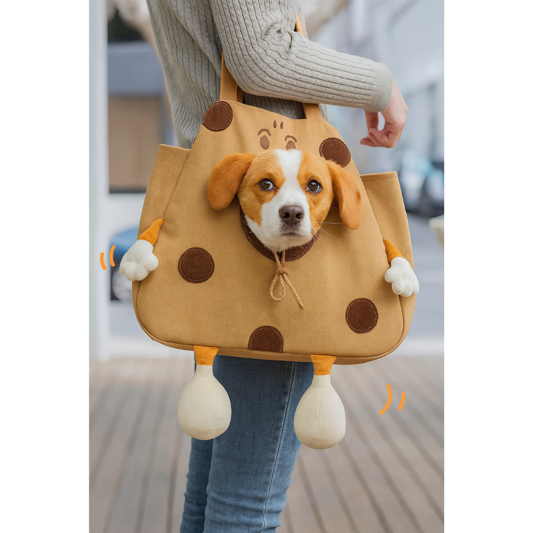 Bolsa De Transporte Pet Com Perninha