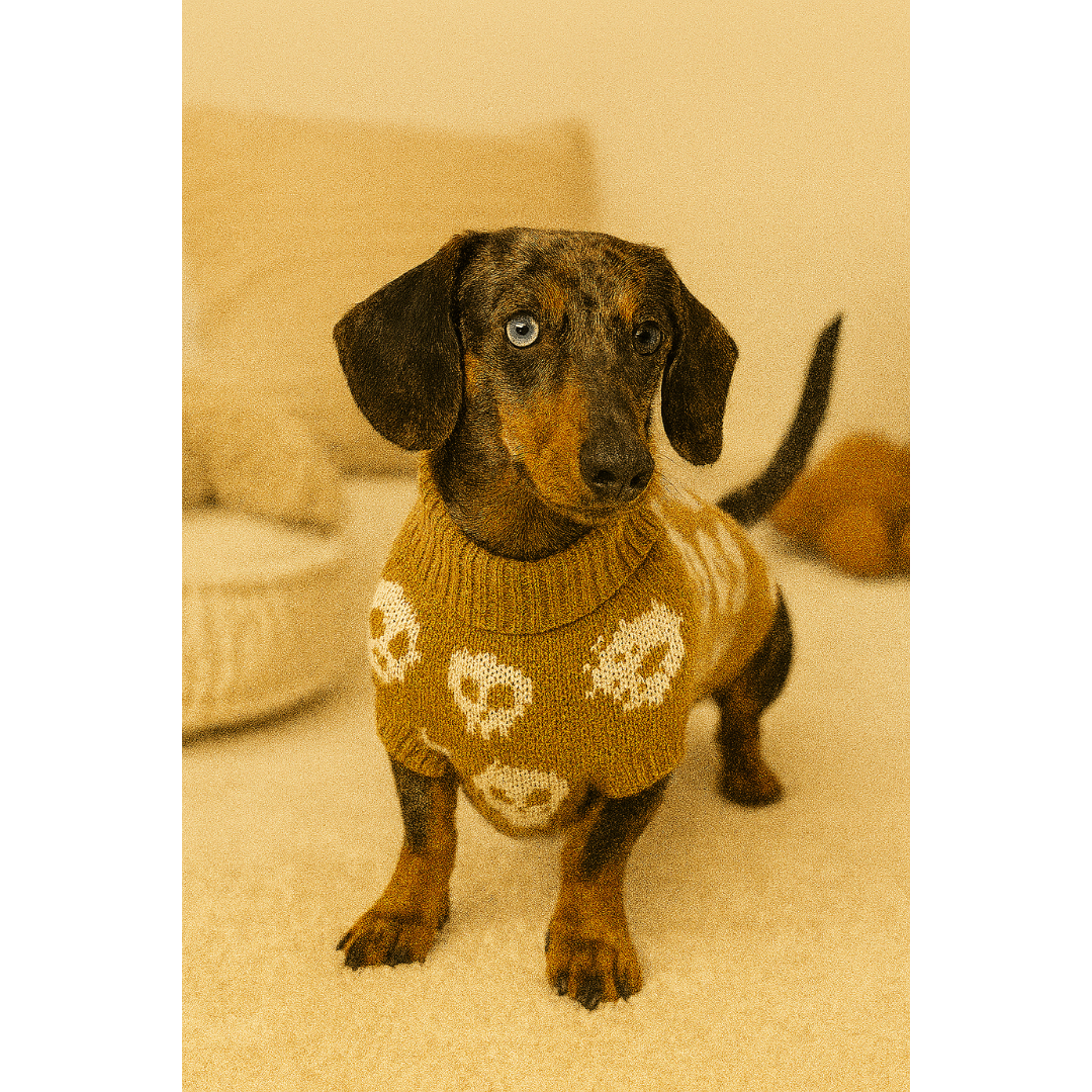 Roupinha Dachshund Caveira